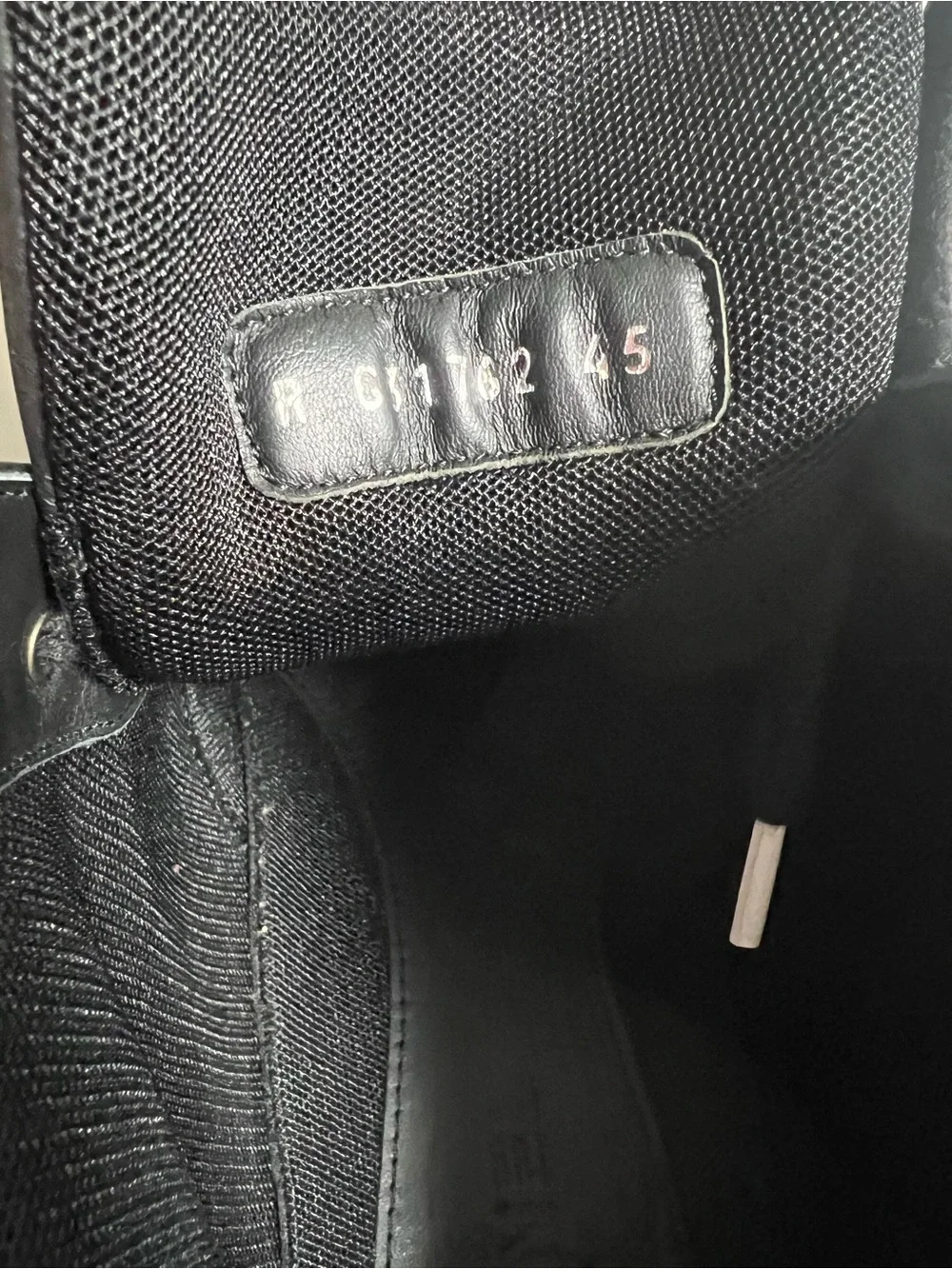 CHANEL Black Men's High-Top Leather Sneakers with Logo Tab
